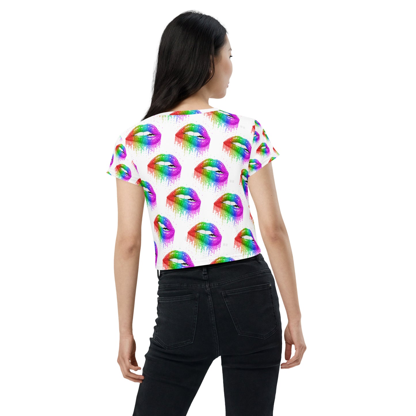 All-Over Print Crop Tee